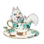  cup fluffy paws spoon starshadowmagician tagme tail teacup 
