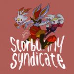  bunny_focus cinderace commentary_request creature english_text full_body gen_8_pokemon highres jyunhh no_humans one_eye_closed pokemon pokemon_(creature) rabbit raboot scorbunny signature simple_background 
