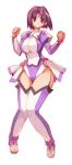  large_breasts momiji_mao original purple_eyes purple_hair violet_eyes wide_hips 