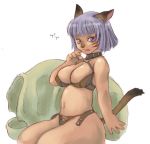  cleavage final_fantasy final_fantasy_xi large_breasts mithra solo 