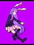  bad_id bunny_ears long_hair purple_hair rabbit_ears reisen_udongein_inaba skirt tan_(tangent) ted_(artist) touhou 