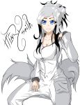  #animegirl #azules #ojos #piyama #wolf absurdres highres 