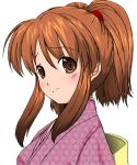  blush brown_eyes brown_hair japanese_clothes suzumiya_haruhi_no_yuuutsu twintails yk9821 