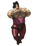  afro bracelet capcom chain chains highres hugo_andore jewelry male muscle nona official_art solo street_fighter svc_chaos 