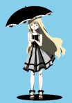  bad_id blonde_hair evangeline_a_k_mcdowell long_hair lowres mahou_sensei_negima mahou_sensei_negima! umbrella vampire 