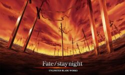  commentary_request fate/stay_night fate/unlimited_blade_works fate_(series) field_of_blades highres jillbazone multiple_swords multiple_weapons planted planted_sword scenery sword too_many_weapons unlimited_blade_works_(reality_marble) weapon 