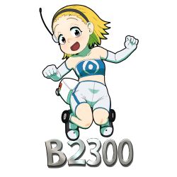  1girl alpha_transparency bandana bike_shorts black_eyes black_hairband blonde_hair blue_bandana breasts commentary death_by_lolis elbow_gloves english_commentary full_body gloves hairband highres mazda_b_series open_mouth original personification radio_antenna shorts small_breasts smile solo transparent_background wheel white_gloves white_shorts 