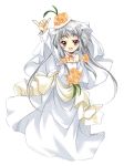  bridal_veil bride code_geass dress flower izumi_rei long_hair red_eyes silver_hair tears tianzi veil wedding_dress 