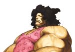  afro bust capcom highres hugo_andore male muscle nona official_art solo street_fighter svc_chaos 