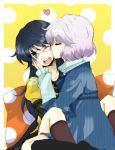  kabu kiss lowres multiple_girls nogami_aoi sannomiya_shiho yuri zettai_karen_children 