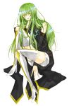  c.c. cc code_geass green_hair long_hair ta_eiko taeko_(tao) thigh-highs thigh_boots thighhighs yellow_eyes 