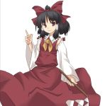  gohei hakurei_reimu japanese_clothes keroido miko ribbon ribbons touhou 