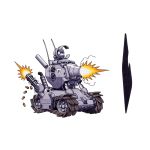 gun highres metal_slug military military_vehicle no_humans snk sv001(metalslug) tank vehicle weapon 