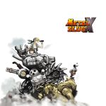  eri fio fio_germi glasses kasamoto_eri metal_slug military military_vehicle snk sv001(metalslug) tank vehicle 