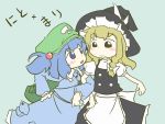  hat kawashiro_nitori kirisame_marisa multiple_girls peconica touhou witch_hat 