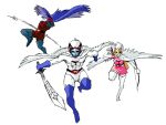  cecil_harvey cosplay final_fantasy final_fantasy_iv gatchaman joe_the_condor joe_the_condor_(cosplay) jun_the_swan jun_the_swan_(cosplay) kain_highwind ken_the_eagle ken_the_eagle_(cosplay) rosa_farrell thighhighs 