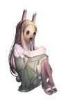 animal_ears doubutsu_no_mori dress highres personification rabbit_ears 