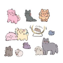  :3 :d :p ^_^ ahoge animal_focus animal_with_hair ao_kaeru bird blue_bird blue_eyes cat ceras_yanagida_lilienfeld closed_eyes dog doughnut food fox fujishima_megumi grey_cat hamster highres hinoshita_kaho kachimachi_kosuzu katsuragi_izumi link!_like!_love_live! love_live! momose_ginko murano_sayaka no_humans orange_eyes osawa_rurino otomune_kozue pink_dog pon_de_ring purple_cat rabbit simple_background size_difference smile solo tongue tongue_out virtual_youtuber white_background yugiri_tsuzuri 