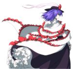 egawa_satsuki frills hat layered_skirt long_skirt nagae_iku purple_hair red_eyes ribbon ribbons satsuki_(dorowa) short_hair skirt touhou wind