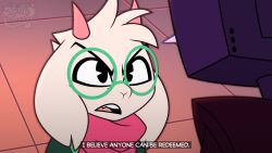  2025 2boys 2d alyachan13 animal_ears ant_tenna anthro artist_logo artist_name body_fur crt deltarune digital_media droopy_ears duo english_text fake_screenshot fangs floor floppy_ears furry furry_male glasses goat goat_boy goat_ears green_robe hazbin_hotel hellaverse horns humanoid humanoid_robot long_sleeves male male_focus male_only multiple_boys object_head open_mouth parody pink_horns pink_scarf pointy_nose ralsei robe robot robot_boy round_eyewear scarf scene_reference serious solo_focus television text tile_floor tiles upper_body utdr_(toby_fox) watermark white_fur 