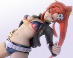  bikini_top breasts highres jacket kanzeon midriff polygon tengen_toppa_gurren_lagann under_boob underboob yoko_littner yoko_ritona 