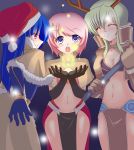  closed_eyes elbow_gloves gloves mage mage_(ragnarok_online) midriff ragnarok_online sage sage_(ragnarok_online) santa_costume wizard wizard_(ragnarok_online) 