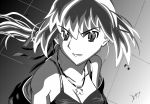  artoria_pendragon_(all) fate/grand_order fate/stay_night fate_(series) greyscale highres monochrome saber_alter sailor_moon_redraw_challenge 