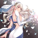  1girl animal ass bug butterfly closed_mouth corrin_(fire_emblem) corrin_(fire_emblem)_(female) cute dragon_girl dress elbow_gloves elf female_my_unit_(fire_emblem_if) fire_emblem fire_emblem_14 fire_emblem_fates fire_emblem_heroes fire_emblem_if gloves insect intelligent_systems kamui_(fire_emblem) kamui_(fire_emblem)_(girl) long_hair manakete misu_kasumi my_unit_(fire_emblem_if) nintendo parted_lips pointy_ears red_eyes single_elbow_glove solo super_smash_bros. white_dress white_gloves white_hair 