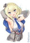  blonde_hair blue_eyes breasts colorado_(kantai_collection) ebifurya highres kantai_collection large_breasts short_hair side_braids 