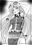  ginichi hong_meiling large_breasts monochrome touhou 