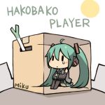  cardboard_box chan_co chibi hakobako_player_(vocaloid) hatsune_miku in_box in_container spring_onion thighhighs vocaloid 
