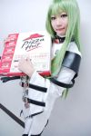  asian cc code_geass cosplay green_hair photo pizza pizza_hut 