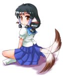  aruruw lowres school_uniform tail tail_wagging utawareru_mono utawarerumono yn1982 