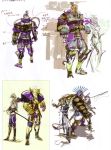  armor cape highres mask sengoku_basara sword takenaka_hanbei toyotomi_hideyoshi weapon 