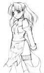  monochrome outline priest priestess ragnarok_online thighhighs 