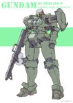  character_name clenched_hand crossover gun gundam gundam_wing highres holding holding_gun holding_weapon joints leo_(mobile_suit) looking_down mecha no_humans redesign robot_joints sheldon_j._plankton solo spongebob_squarepants standing weapon ztb0000 