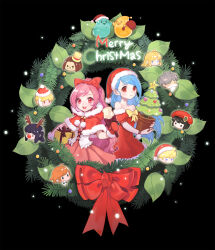  ahoge anais_del_caril aqua_hair beard bell beret black_background black_eyes black_hair blonde_hair blue_eyes blush blush_stickers boris_jinneman bow box braid brown_bow capelet chibi chibi_inset christmas christmas_ornaments christmas_star christmas_tree christmas_wreath closed_eyes collarbone cross-laced_jacket dated_commentary detached_sleeves dress dress_bow english_commentary facial_hair flower_pot frilled_jacket frills fur-trimmed_capelet fur-trimmed_dress fur-trimmed_headwear fur-trimmed_hood fur-trimmed_mittens fur-trimmed_sleeves fur_trim gift gift_box glasses grey_eyes grey_hair hair_intakes hair_tie_on_wrist hat head_only highres holding holding_bell holding_flower_pot holding_gift holding_sack hood hood_down hooded_capelet impasto isaac_ducastel isolestie_(children_of_the_rune) ispin_charles jacket jellyppi leaf long_beard long_hair maximin_liebkne merry_christmas mila_nebraska mini_christmas_tree mini_hat mini_top_hat mittens mustache nexon nocturne_de_vien official_art orange_hair parted_bangs parted_hair pince-nez pink_dress pink_hair pom_pom_(clothes) pom_pom_hat_ornament ponytail puffy_short_sleeves puffy_sleeves red_bag red_bow red_capelet red_eyes red_hood red_mittens red_pupils red_sleeves round_eyewear sack sang_ah_yoon santa_costume santa_dress santa_hat short_dress short_sleeves sidelocks single_hair_streak skull_ornament smile star_ornament straight_hair strapless strapless_dress swept_bangs tales_weaver tichiel_juspian tilted_headwear top_hat tree v-shaped_eyes very_long_hair wavy_hair white_facial_hair white_hair white_jacket wreath yellow_bow yellow_eyes 