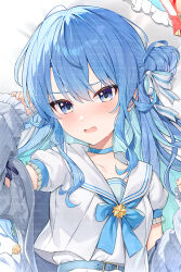  1girl acco_(sh_in) dakimakura_(medium) dakimakura_(object) flat_chest hololive long_hair pillow virtual_youtuber 