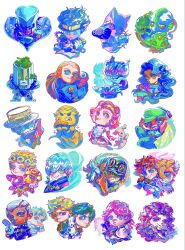  4girls 6+others animal_ears aqua_eyes aqua_sailor_collar aqua_shirt arm_support armor arnold_(jojo) bad_company_(stand) bandaid bandaid_on_face bandaid_on_nose battle_tendency black_eyes black_mask black_shirt blonde_hair blue_armor blue_coat blue_eyes blue_gloves blue_hair blue_helmet blue_jacket blue_pants blue_shoes bow brown_gloves brown_hair buzz_cut caesar_anthonio_zeppeli cassock cat_ears cd chibi chibi_only clothing_cutout coat colored_sclera colored_skin commentary_request compound_eyes crazy_diamond cropped_torso danny_(jojo) dark-skinned_male dark_skin diamond_wa_kudakenai dice diego_brando dio_brando dual_persona echoes_(stand) echoes_act1 echoes_act2 echoes_act3 enrico_pucci esidisi facial_hair facial_mark feathers fingerless_gloves gakuran gloves green_bow green_eyes green_helmet green_scarf green_sweater grey_shirt grin hair_ornament hairband hat hat_bow hazekura_mikitaka head_wings headband heart heaven&#039;s_door helmet higashikata_tsurugi high_collar highres hirose_yasuho holding_cd horns horse hydrokinesis ice_cream_cone jacket jojo_no_kimyou_na_bouken jojolion jonathan_joestar joseph_joestar joseph_joestar_(young) kanedaichi_toyohiro kars_(jojo) kawajiri_kosaku kawajiri_shinobu killer_queen kira_yoshikage knee_pads long_hair looking_at_another looking_at_viewer male_focus military_vehicle motor_vehicle multiple_boys multiple_girls multiple_others no_humans origami_frog paisley_park_(stand) pants phantom_blood pink_eyes pink_hair pink_scarf pink_skin popped_collar purple_hair purple_headband purple_sclera red_hot_chili_pepper_(stand) sailor_collar scarf school_uniform sheer_heart_attack shirt shizuka_joestar shoes short_hair silver_bullet_(jojo) simple_background slit_pupils smile sparkle stand_(jojo) star_(symbol) star_platinum steel_ball_run stone_ocean stray_cat_(jojo) striped_clothes striped_scarf sugimoto_reimi sunglasses sweater tank the_hand_(stand) top_hat trap triangle_print ufo_ornament user_interface uu0000322 very_short_hair wamuu water white_background white_hair white_pants whitesnake_(stand) wing_hair_ornament wings wristband yamagishi_yukako yellow_hairband yellow_scarf 