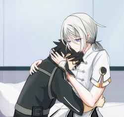  fate/grand_order fate_(series) fujimaru_ritsuka_(male) prince_of_lan_ling_(eastern_socialite_attire)_(fate) prince_of_lan_ling_(fate) xiao_yi(framundan) 