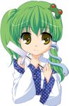  green_hair katagiri_chisato kochiya_sanae touhou 