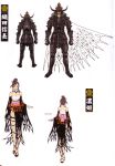  armor cape concept_art highres horns nouhime oda_nobunaga sengoku_basara tsuchibayashi_makoto 