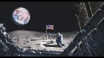  american_flag animated animated_gif dithering earth glitch moon original pixel_art scanlines setamo_map solo space space_craft spacesuit star_(sky) wreckage 