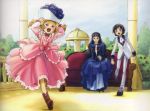  dress formal hat highres lelouch_lamperouge marianne_vi_britannia nunnally_lamperouge scan 