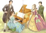  chiaki_shin'ichi chiaki_shinichi dress formal harpsichord highres instrument kuroki_yasunori noda_megumi nodame_cantabile piano scan scan_artifacts tanya_(nodame_cantabile) 