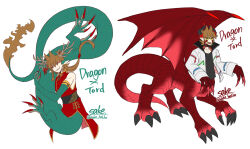  2boys alternate_costume alternate_form alternate_hair_length alternate_hairstyle animification antlers artist_name braid braided_sidelock brown_hair centauroid character_name chinese_clothes claws commentary_request dragon_boy dragon_ears dragon_horns dragon_tail dragon_wings dual_persona eddsworld full_body grin hair_ears highres horns jacket kaiyo_noba long_hair low-tied_long_hair male_focus monster_boy monsterification multiple_boys no_nose open_clothes open_jacket pointy_ears sharp_teeth short_hair simple_background smile tail taur teeth tord_(eddsworld) white_background white_jacket wings yellow_eyes 