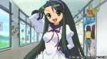  cap green_hair long_hair maid screencap suzumiya_haruhi_no_yuuutsu tsuruya very_long_hair 