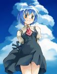  cloud clouds kirishima_kano school_uniform sky yukihashi 