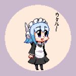  fumimi lowres maid pixel_art sakuemon 