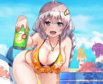  bikini kizuna_akari swimsuit tsurumaki_maki voiceroid warabe_(waraghi) yuzuki_yukari 